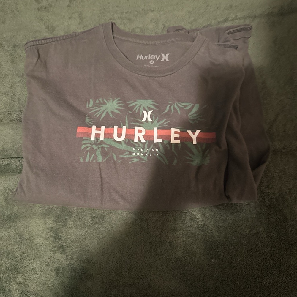 Hurley Black Short Sleeve Tee Casual Style